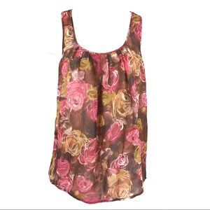 J. Crew multicolored blouse size XS